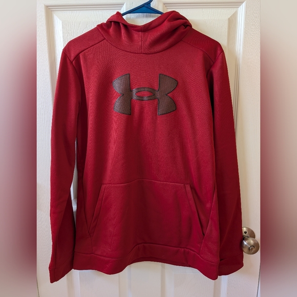 Under Armour Boy's Red Hoodie - Picture 1 of 4
